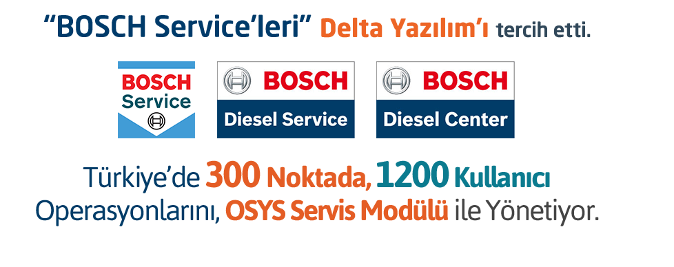 Bosch Service Delta Yazılımı tercih etti