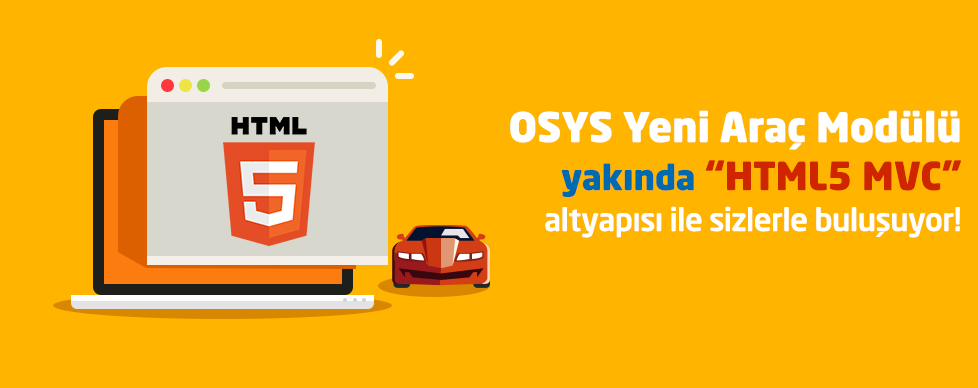 Delta Yazılım OSYS Yeni Araç Modülü HTML5 MVC 